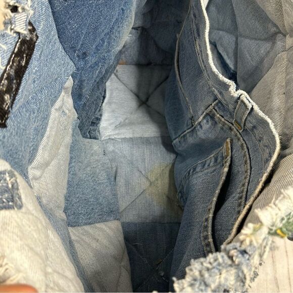 Green Bay Packers Custom Handmade Denim Jeans Patchwork Purse Bag - Picture 11 of 11